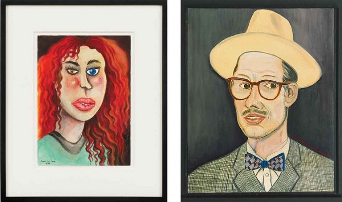 کارهای مشترک الین کومینسکی کرامب و آر. کرامب از گالری دیوید زوییرنر